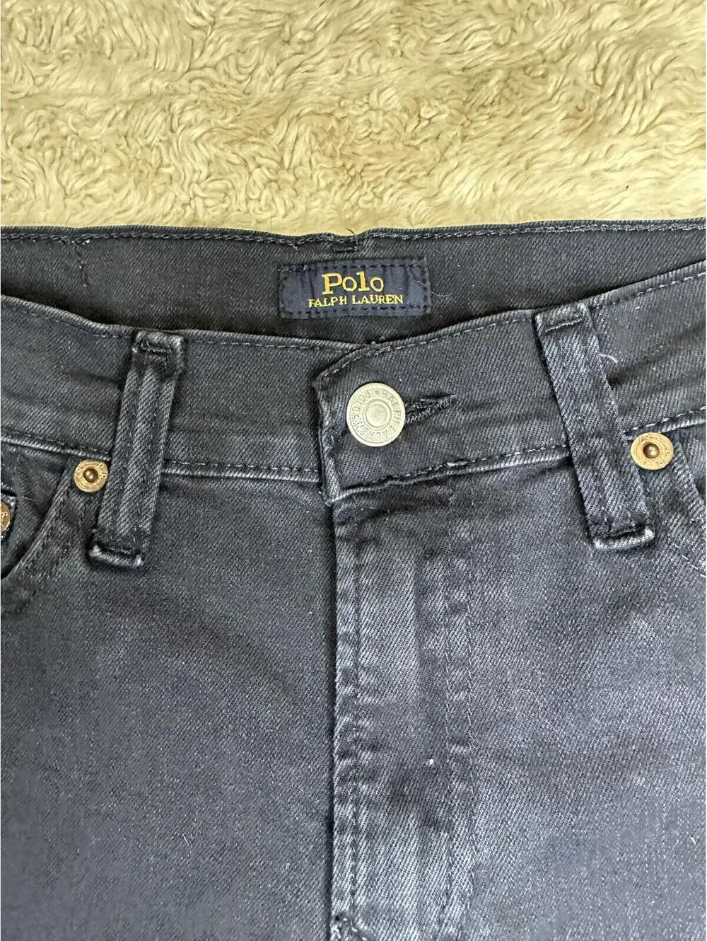 Polo Ralph Lauren dark wash skinny denim jeans Youth L(14-16) stretch classic